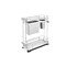 Rev-A-Shelf Steel, Gray, 8.75 in W, 24 in H, 21.69 in D, 21.69 in L, Gray 5322KB-BCSC-8-GR - alternate 1
